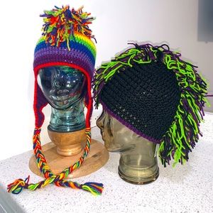 ☃️☃️Knitted Mohawk Hats🌈🌈